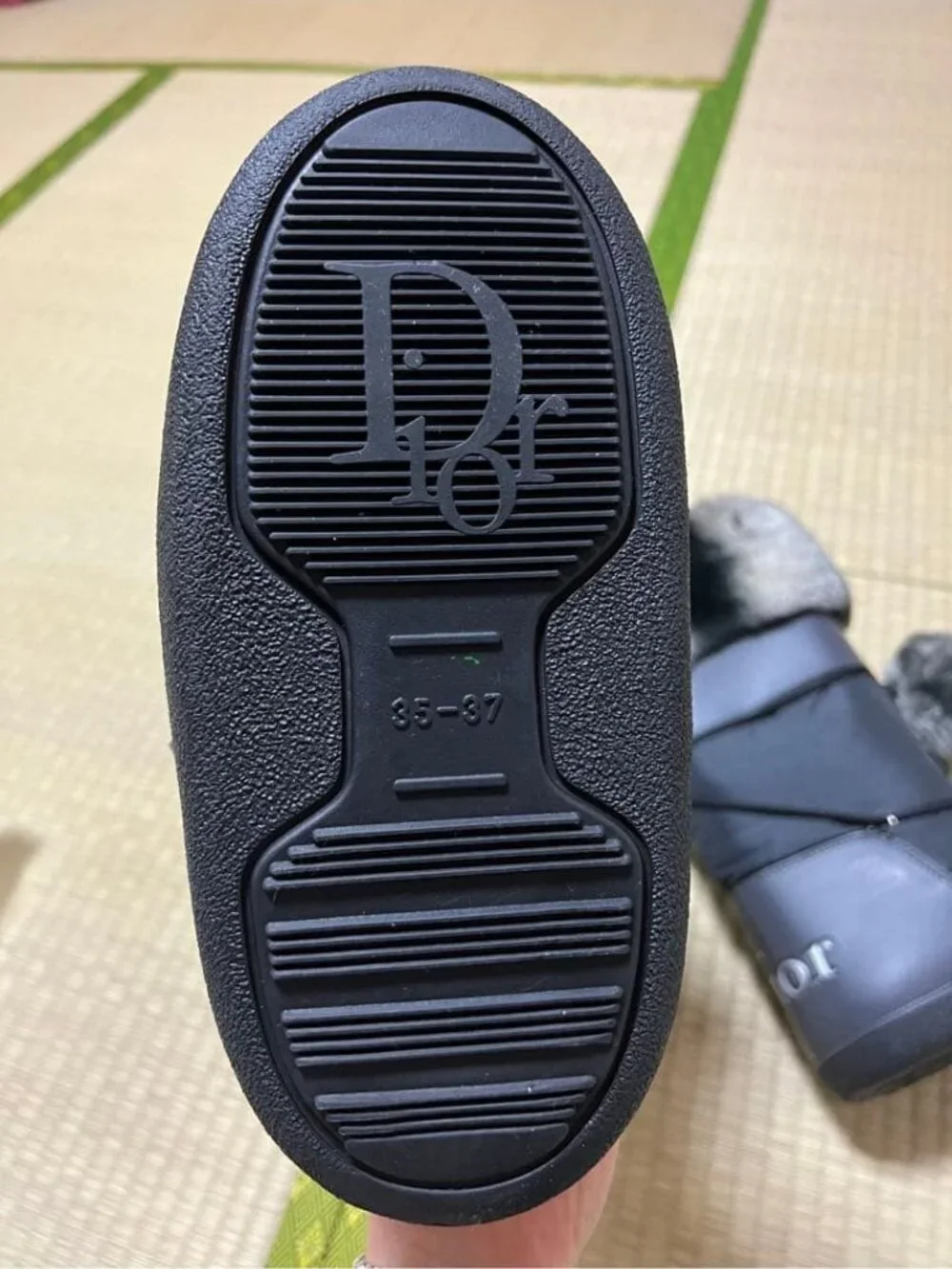 Dior Shearling Boots Black